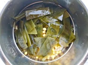 加入海带。