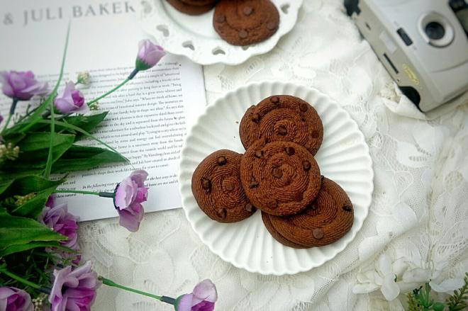 可可巧克力豆曲奇