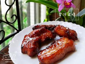 准备烧好的叉烧400克