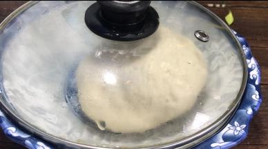 再盖上盖子，发酵至两倍大