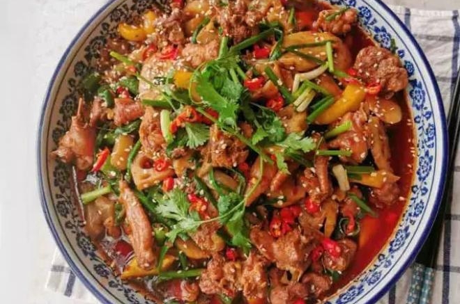 麻辣香锅炒鸡
