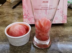 加入两大勺冰糖蜜桃的汁水