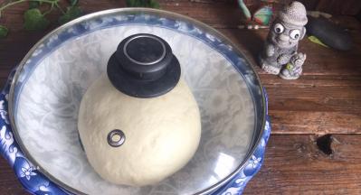 取出面团滚圆，密封发酵至两倍以上