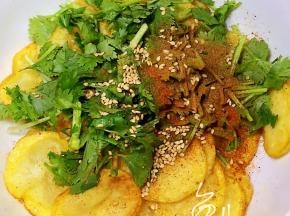 放入熟芝麻