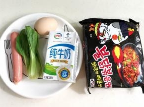 准备好需要的食材。