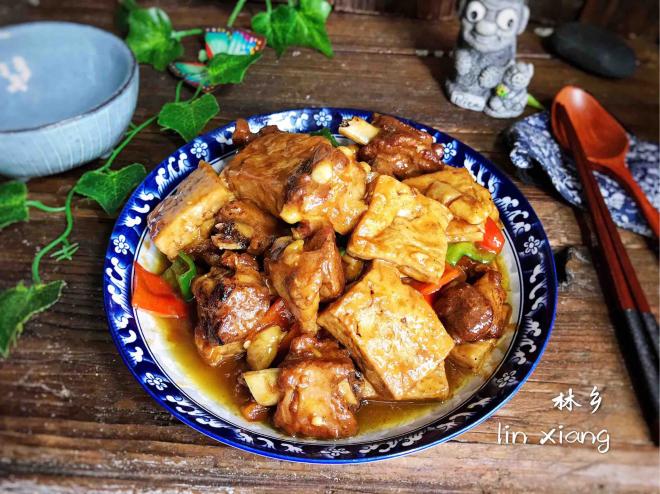 排骨烧豆腐