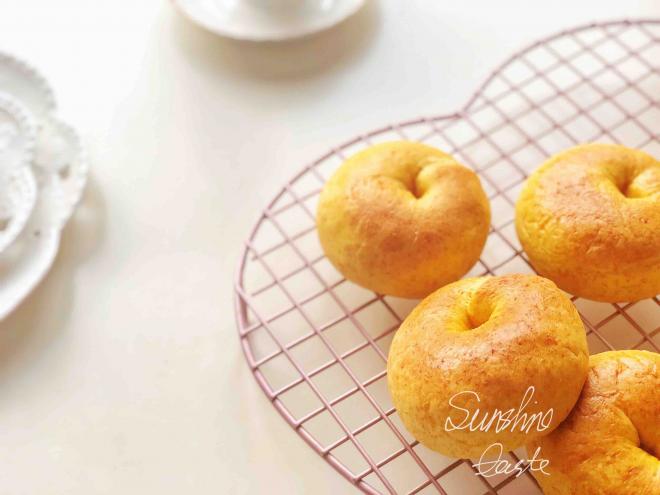 有点奢的胡萝卜贝果 