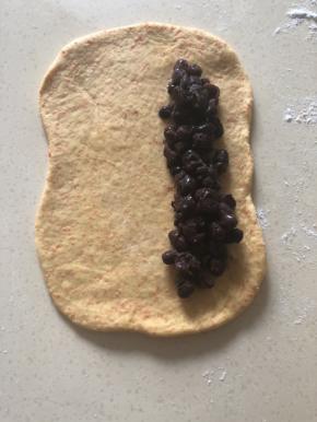 取适量蜜红豆 延长边码好