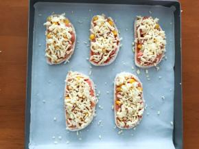 撒上马苏里拉芝士