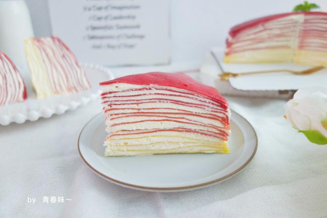 红丝绒千层蛋糕