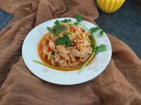 虾皮拌干豆皮成品图