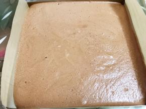 倒入铺有油纸或者油布的烤盘里，震平表面