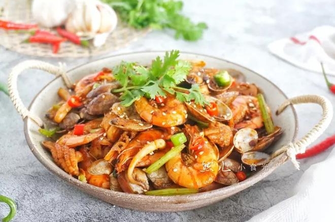 麻辣香锅炒海鲜