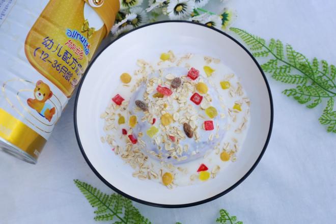 紫薯酸奶燕麦塔