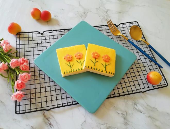 小花芝士三明治