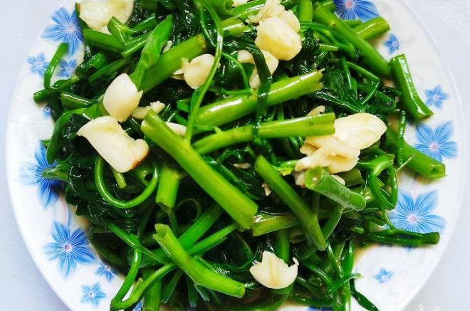 蒜头空心菜