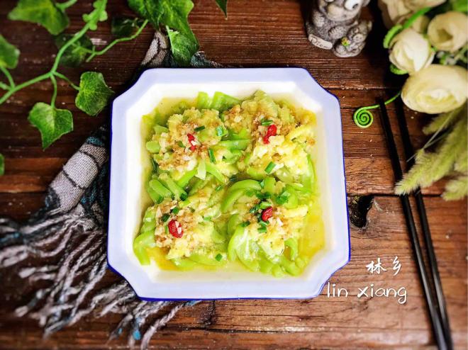 蒜蓉蒸丝瓜