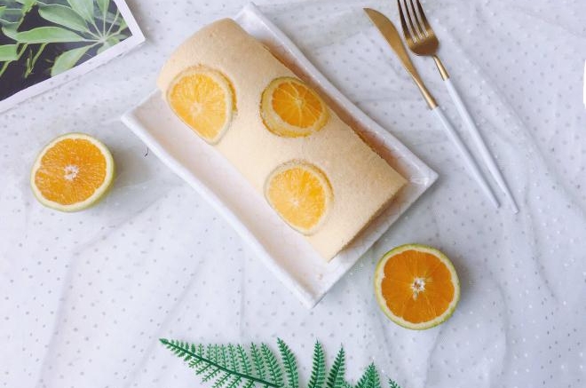 香橙蛋糕卷