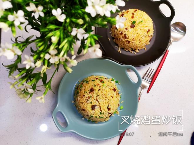 叉烧鸡蛋炒饭