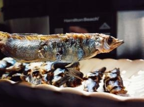 不是给毛孩子吃的话，撒上一层蒜盐或椒盐，也是一盘甚好的送酒小零食