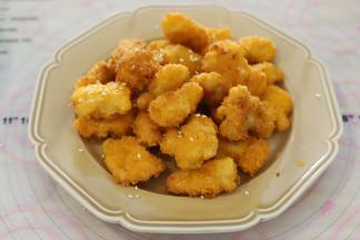 起锅，撒上白芝麻，开吃啦！