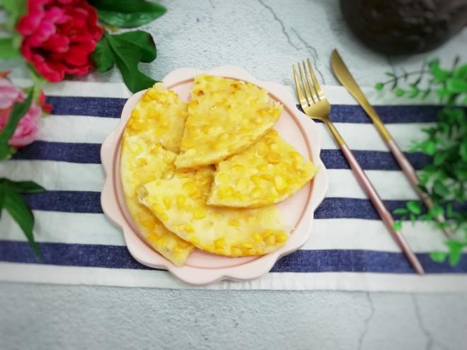 玉米粒鸡蛋饼