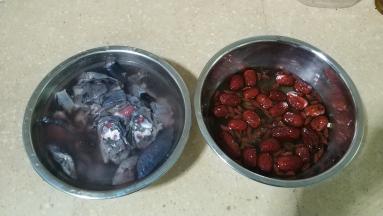 材料清洗干净处理好