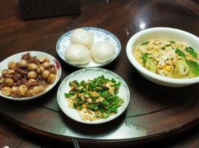 三人二菜一汤
