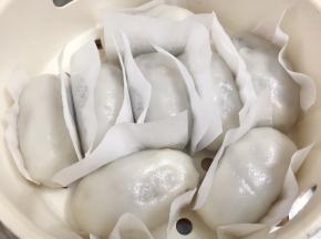 蒸好后出锅