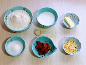 将所有食材按列表上称重。