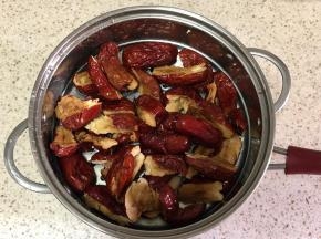 2.大火蒸20分钟