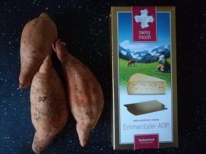 准备红薯和奶酪