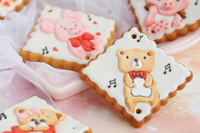 卡通糖霜立体饼干