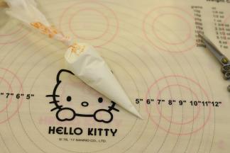 装入裱花袋，剪一个小口。