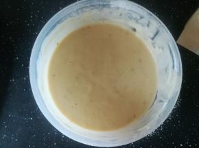 混合均匀，面糊做好了