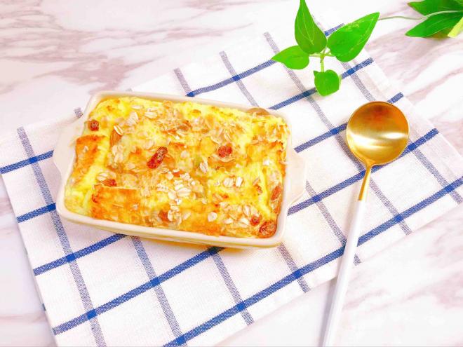 低脂版燕麦面包布丁