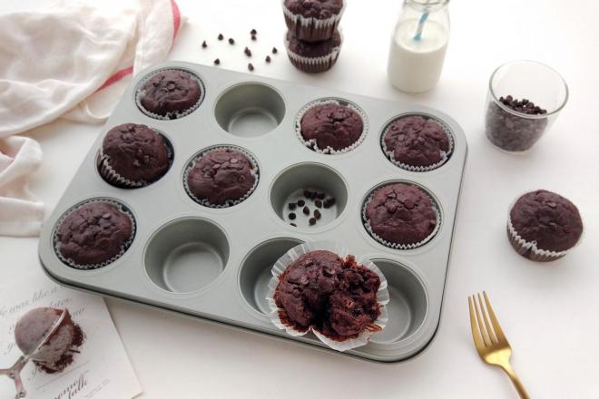 香蕉巧克力核桃马芬