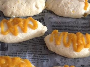 再铺一层芒果酱