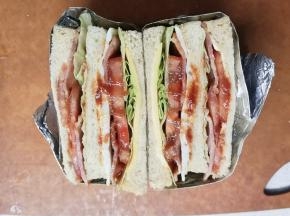 从中间切开