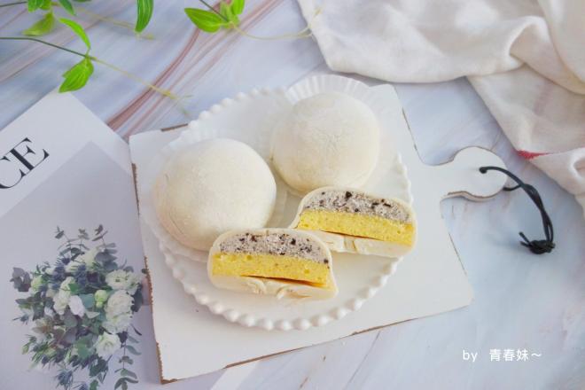 奥利奥冰皮月亮蛋糕