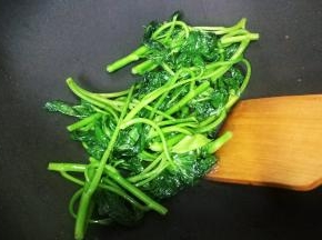 炒熟青菜