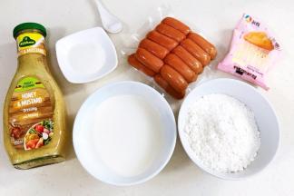 准备好需要的食材。