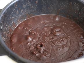 这是炒了7分钟的豆沙。