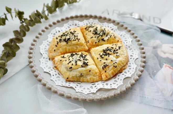 快手飞饼红豆派