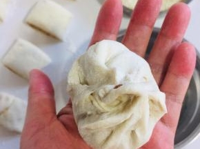 像包包子一样包好。