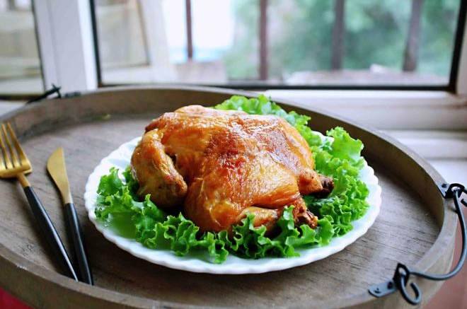 盐焗风味炸鸡（健康无油版）