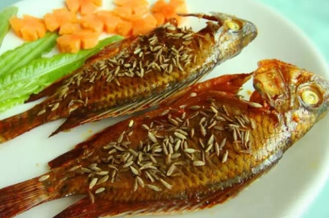 孜然烤罗非鱼
