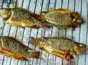 8 撒上孜然后再放入烤箱烤10分钟即可。