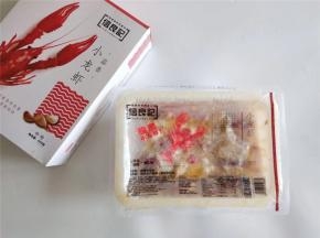 信良记小龙虾放室温解冻。