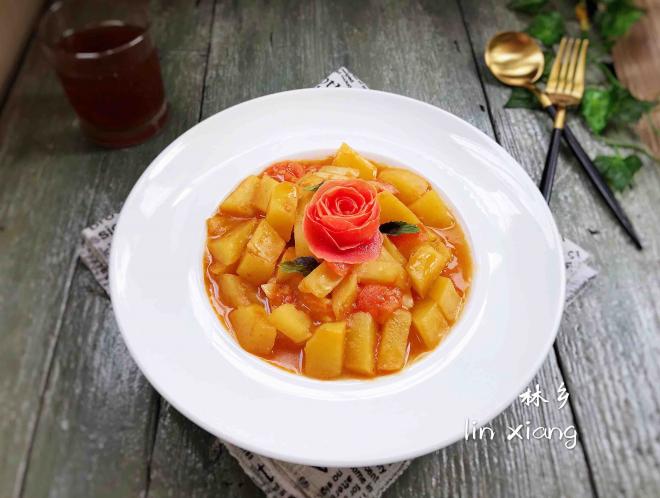 番茄烧土豆